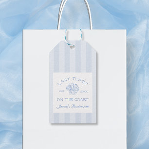 Last Toast On The Coast Bachelorette Party Favour Gift Tags