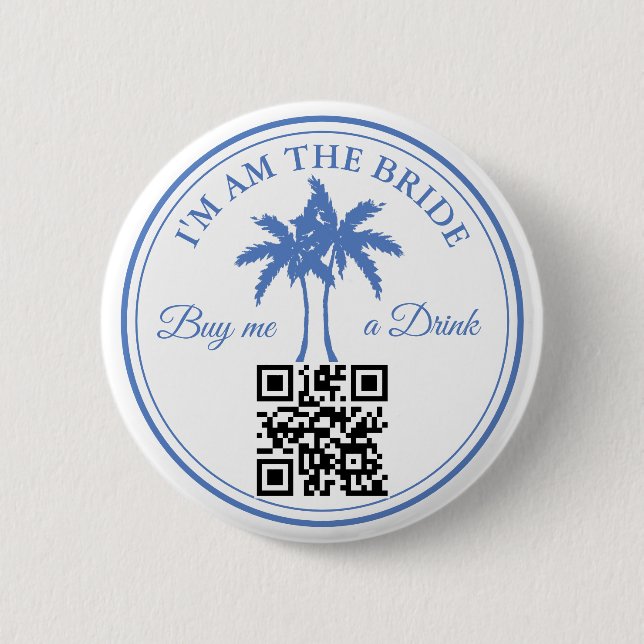 Last Toast on the Coast Bachelorette Weekend Party 2 Inch Round Button (Front)