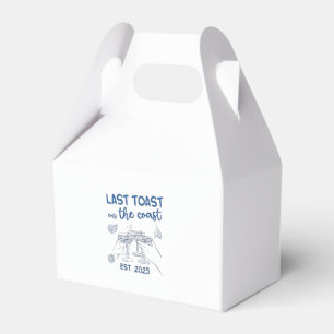 Last Toast on the Coast Est 2025 Favor Box
