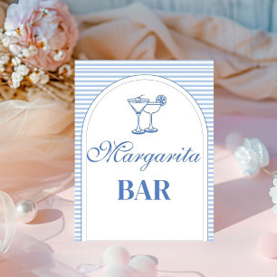 Last Toast On the Coast margarita bar bachelorette Pedestal Sign