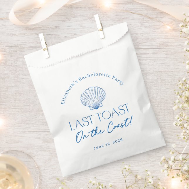 Last Toast on the Coast Recovery Kit Favour Bag (Clipped)
