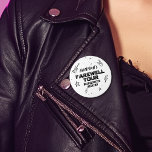 Last Tour Punk Rock Band Bachelorette Party 3 Inch Round Button<br><div class="desc">Turn up the volume for the ultimate send-off! This edgy punk rock collection has everything you need for the bride’s “Farewell Tour” weekend—grunge-style invitations,  wild party games,  bold signage,  and extras that scream rock ‘n’ roll. Perfect for leather jackets,  fishnets,  and one last mosh before the ring. #zazzlemade</div>