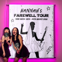 Last Tour Punk Rock Band Bachelorette Welcome Sign