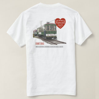 Last Trolley 70th Anniversary - Image on Back T-Shirt
