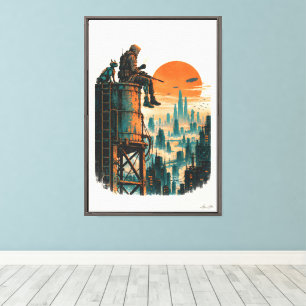 Last Watch Before Dawn Canvas Print
