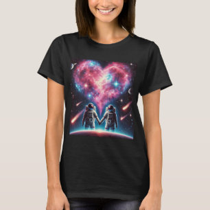 L'astronaute aime le T-shirt féminin