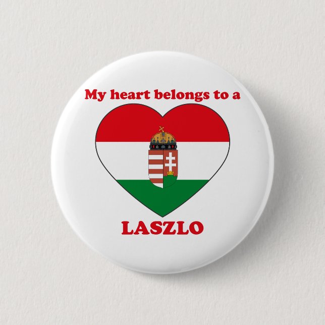 Laszlo 2 Inch Round Button (Front)