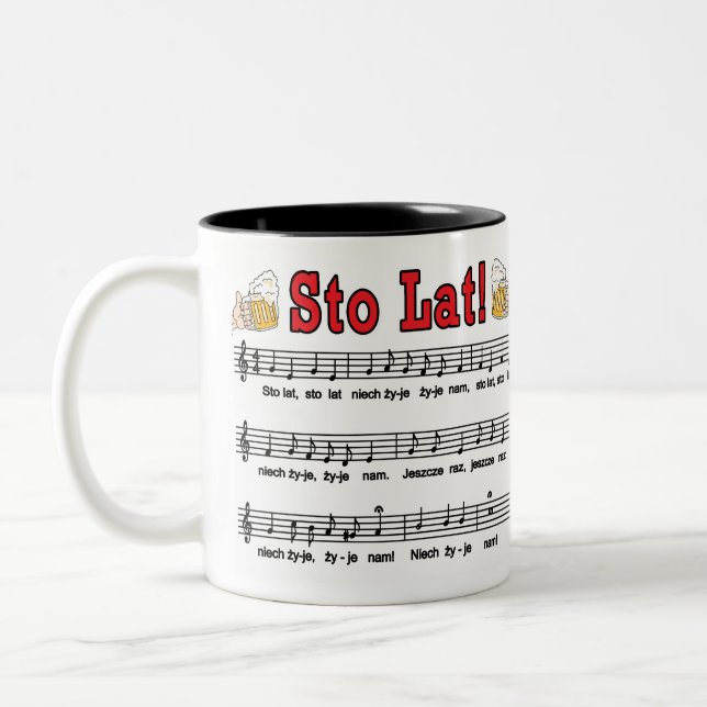 Lat de Sto ! Chanson avec des tasses de bière (Gauche)