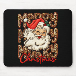 Latch Hook Yarn Crochet Coquette Merry Christmas L Mouse Pad