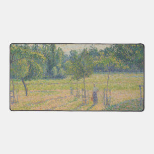 "Late Afternoon in our Meadow" - Camille Pissarro  Desk Mat