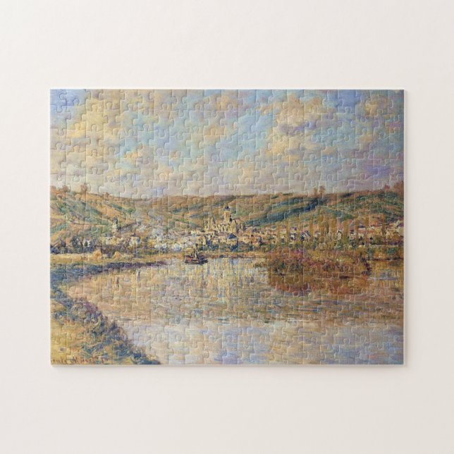 Late Afternoon in Vetheuil Monet Fine Art Jigsaw Puzzle (Horizontal)