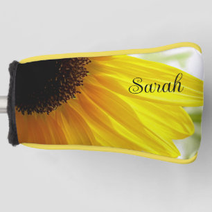 Late Afternoon Sunflower Personalized Putter Cover