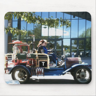 Late for church mouse pad