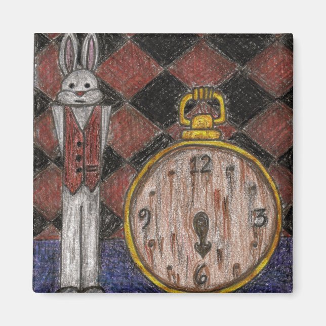 Late. Late. Late. Magnet (Front)