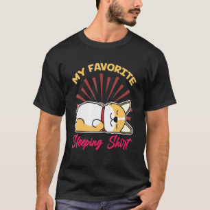 Late Nighter Sleepy Cute Sleeping Animal Pet Late T-Shirt