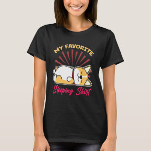 Late Nighter Sleepy Cute Sleeping Animal Pet Late  T-Shirt