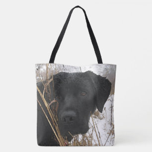 Late Season Hunt - Black Lab - Labrador Tote Bag