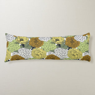Late spring garden 2 body pillow