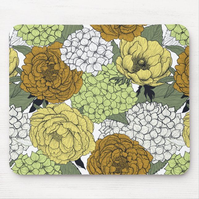 Late spring garden 2 mouse pad (Front)