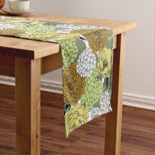 Late spring garden 2 short table runner
