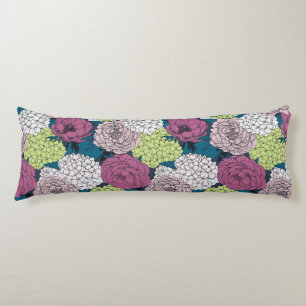 Late spring garden body pillow