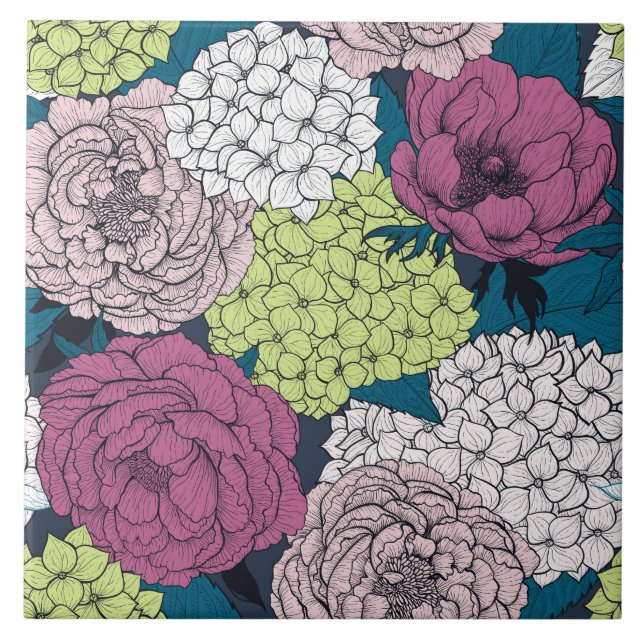 Late spring garden tile (Front)