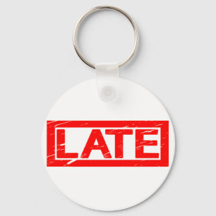 Late Stamp Keychain