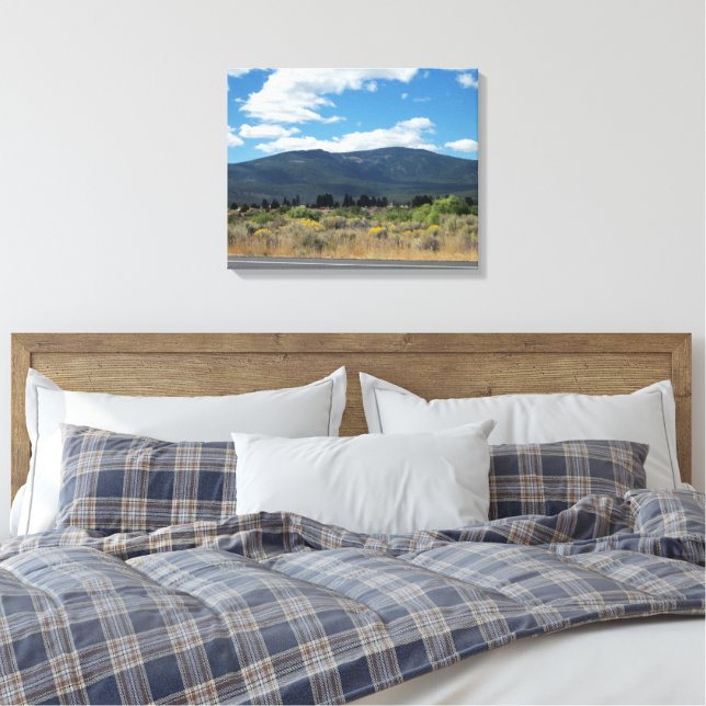 Late Summer On Highway 97 Canvas Print (Insitu(Bedroom))