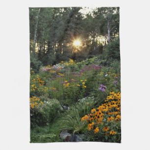 Late Summer Sun in the Gardens Kitchen Towel