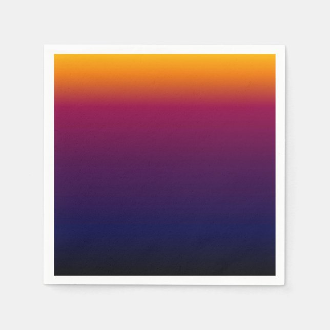 Late Sunset Napkin (Front)