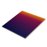 Late Sunset Tile<br><div class="desc">Square ceramic tile with an image of all the awe-inspiring hues of a late sunset. See matching espresso cup,  mug,  paper plate,  square trivet and coasters. See the entire This & That Tile collection in the HOME section.</div>