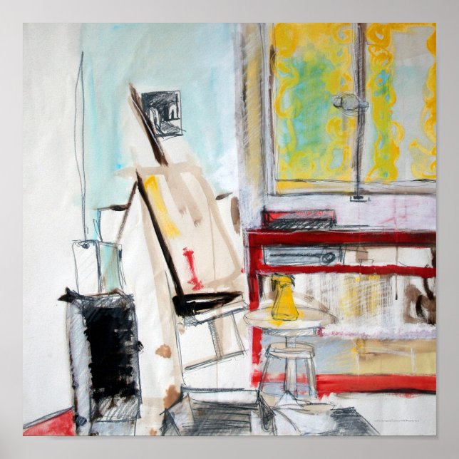 L'Atelier de l'Apprenti Peintre 1982 Poster (Devant)