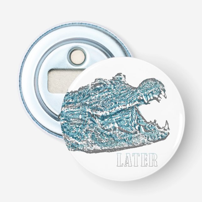 Later Alligator  Bottle Opener (Front)