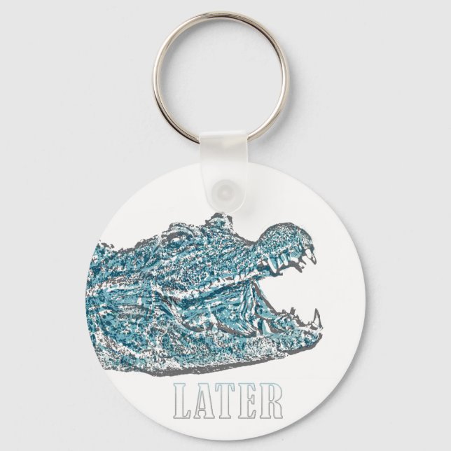 Later Alligator  Keychain (Front)