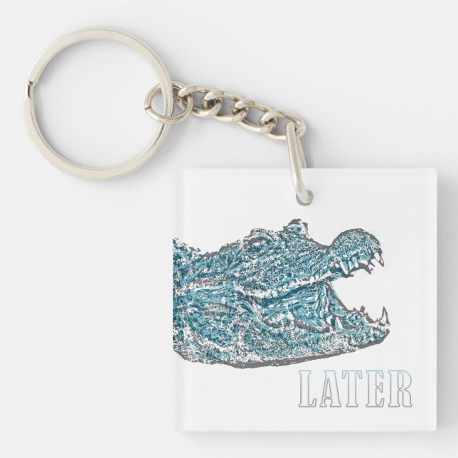 Later Alligator  Keychain (Front)