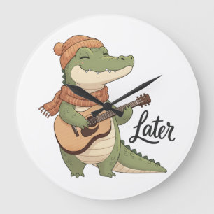 “Later, Alligator” T-Shirt Large Clock