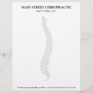 Lateral Spine Chiropractic Letterhead