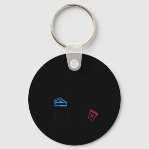 Lates I Thought You Said E And Lattes Funny Fitnes Keychain