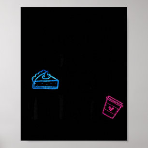 Lates I Thought You Said E And Lattes Funny Fitnes Poster