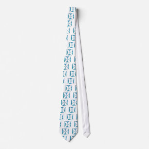 Latest Beautiful Action Blue Design Tie
