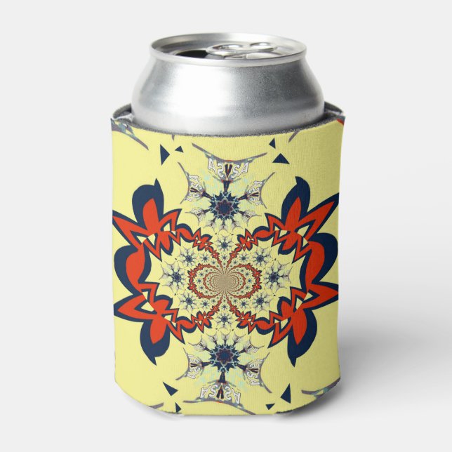 Latest beautiful motif personalized colour design can cooler (Can Front)