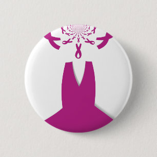 Latest Breast Cancer Awareness Ribbon 2 Inch Round Button