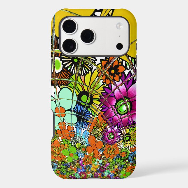 Latest colourful amazing floral pattern design art (Back)