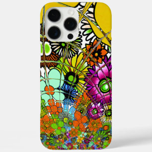 Latest colourful amazing floral pattern design art iPhone 16 pro max case