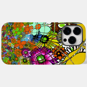 Latest Colourful Amazing Floral Pattern Design Art Case-Mate iPhone 14 Pro Max Case