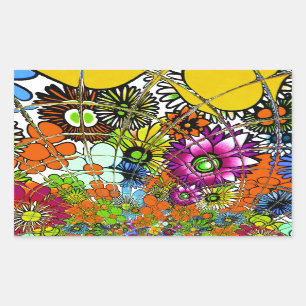 Latest Colourful Amazing Floral Pattern Design Art Sticker
