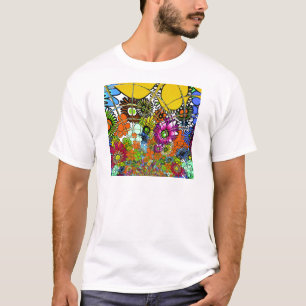 Latest Colourful Amazing Floral Pattern Design Art T-Shirt