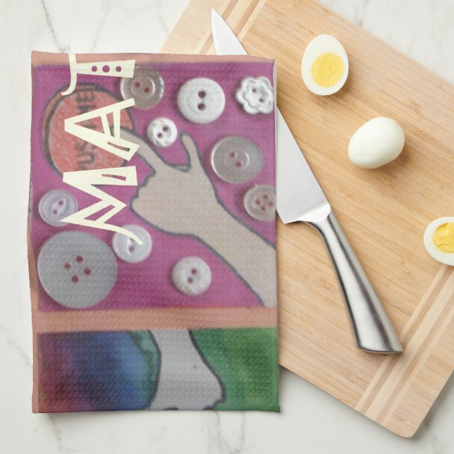 Latest Colourful cute amazing work of art Kitchen Towel (Quarter Fold)