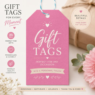 Latest Custom TextLogo Gift Tags