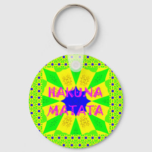 Latest Hakuna Matata Beautiful Amazing Design Colo Keychain